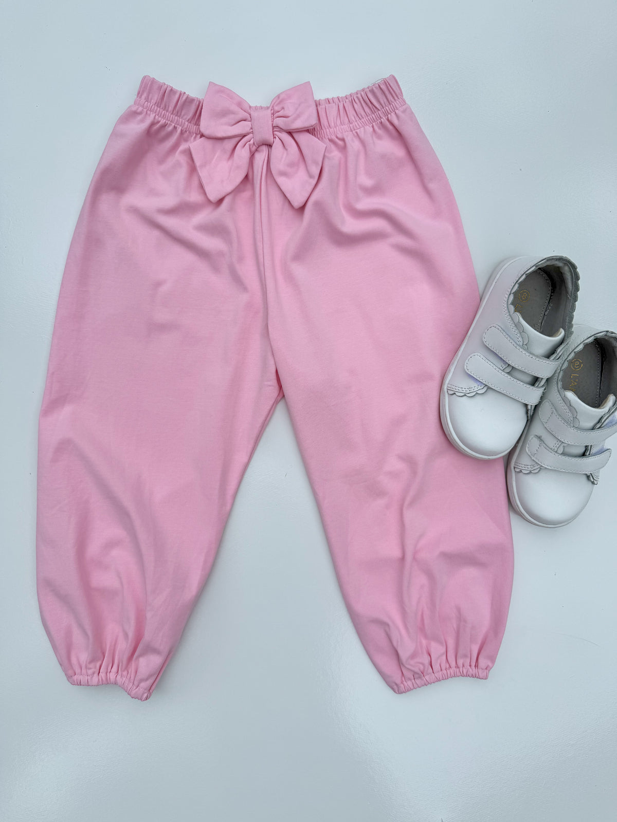 RTS: Pink Bow Joggers