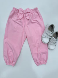 RTS: Pink Bow Joggers