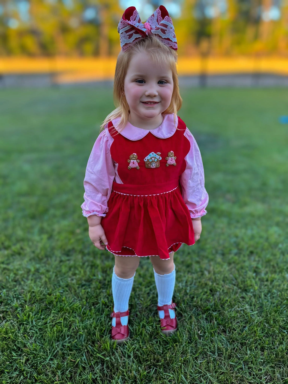 Gingerbread Lane: Girl Bloomer Set