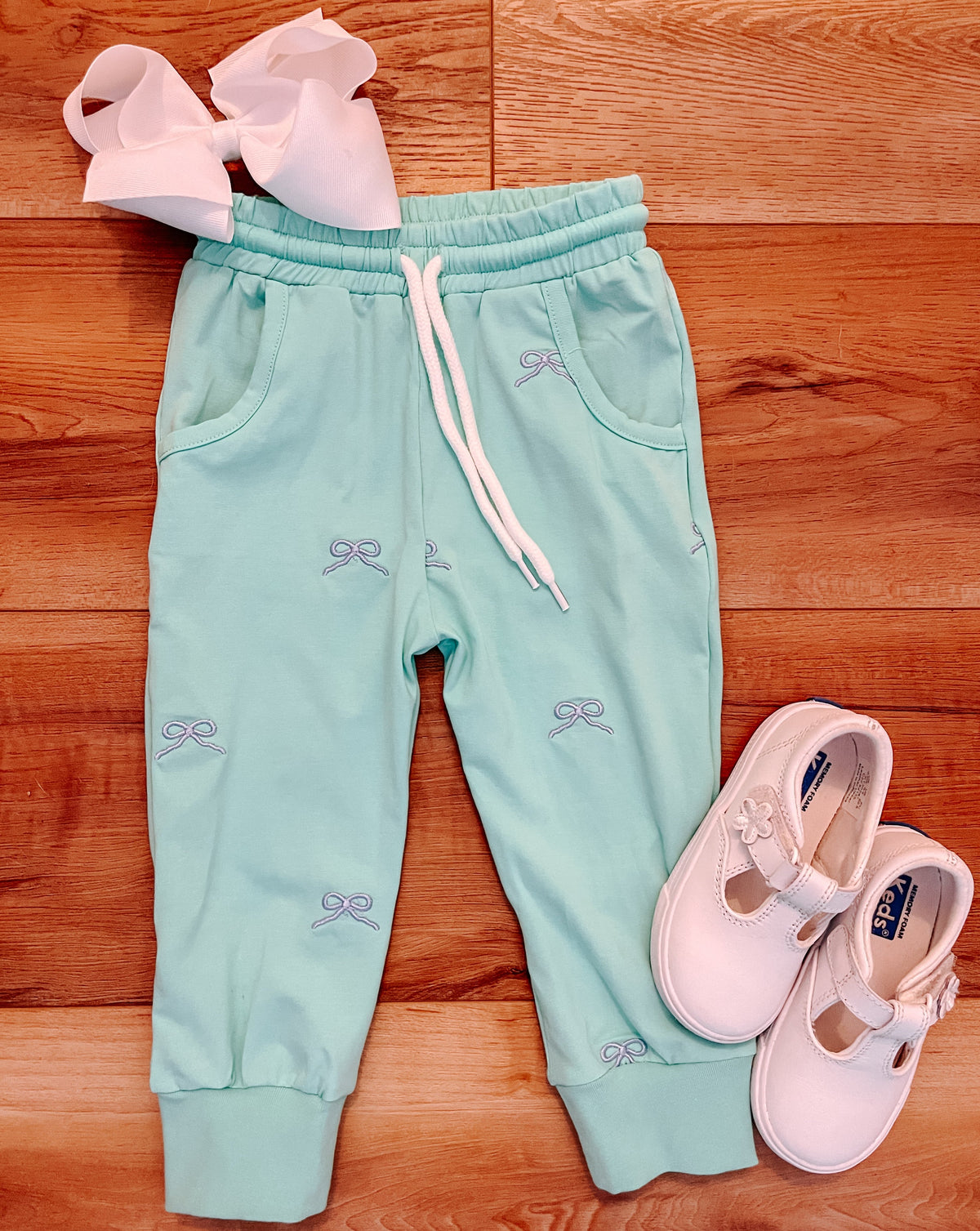 RTS: Lavender Bow Joggers