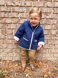 Cozy Club: Navy Jacket (No Monogram)