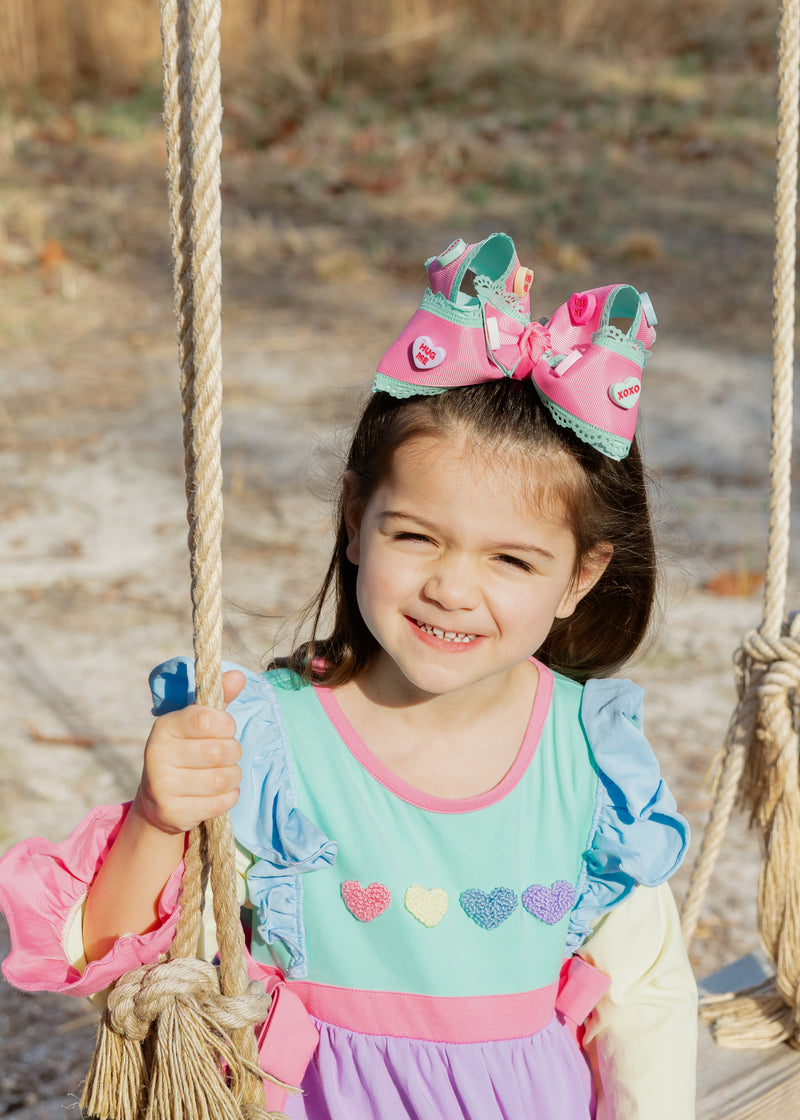 Sweetheart Dress Set + LuLu Loops Bow Collab