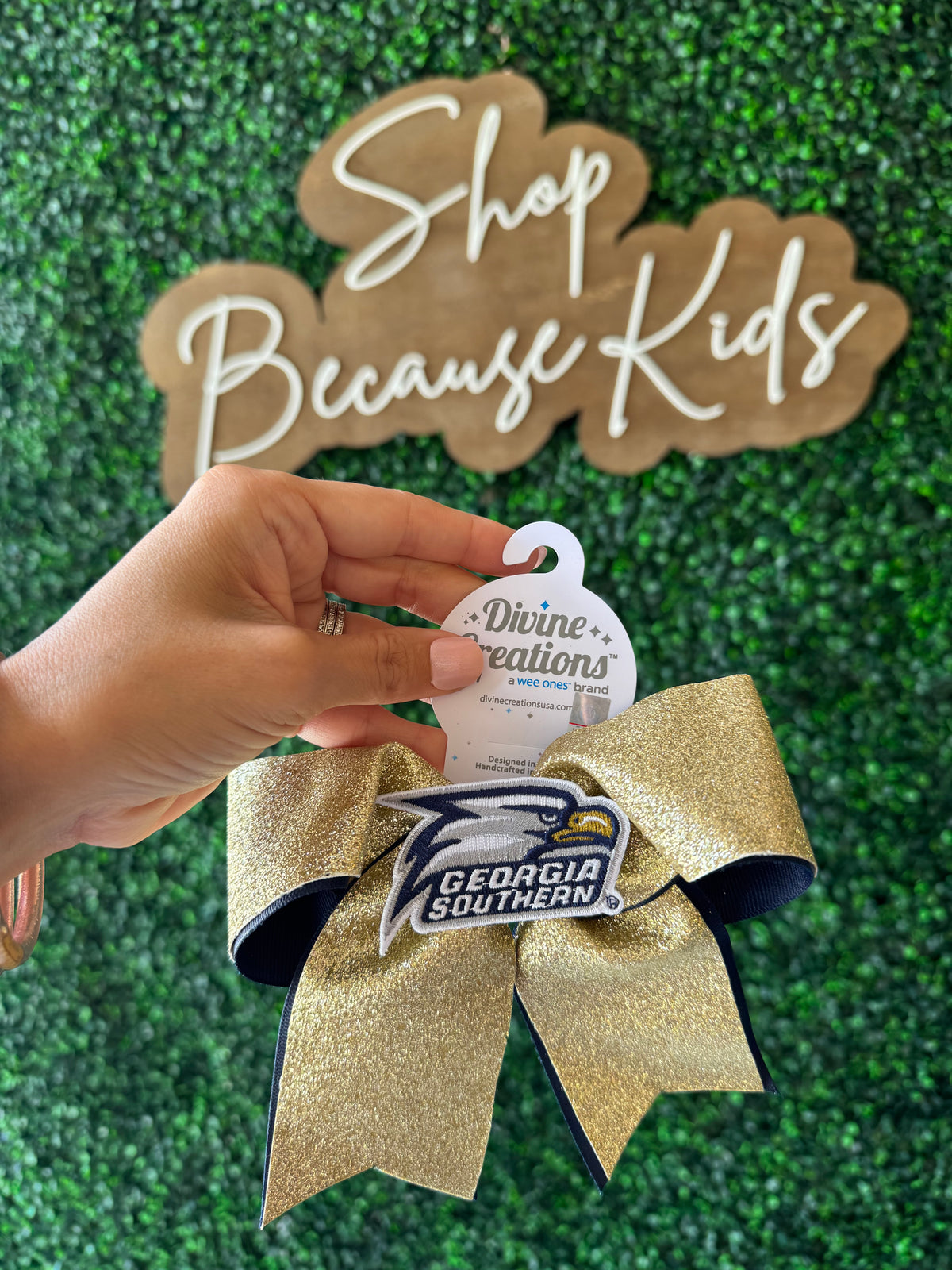 GS King Glitter Cheer Overlay with Patch