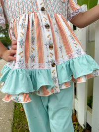 Sweet Autumn: Girls Pant Set