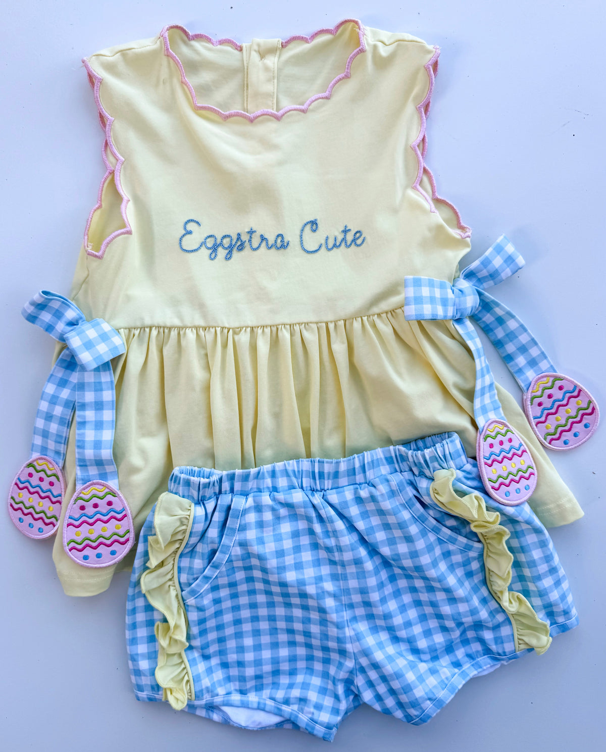 Eggstra Cute: Girls Shorts Set