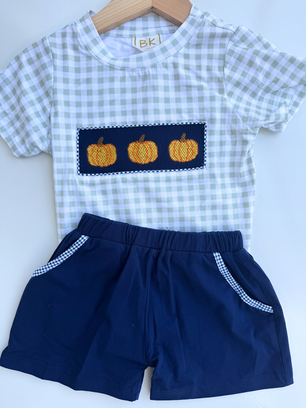 Pumpkin: Boys Short Set