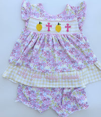 Lemonade Girls Bloomer Set