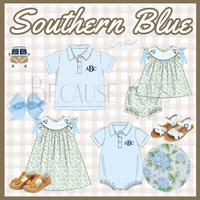 Southern Blue: Girls Bloomer Set (ETA: APRIL)