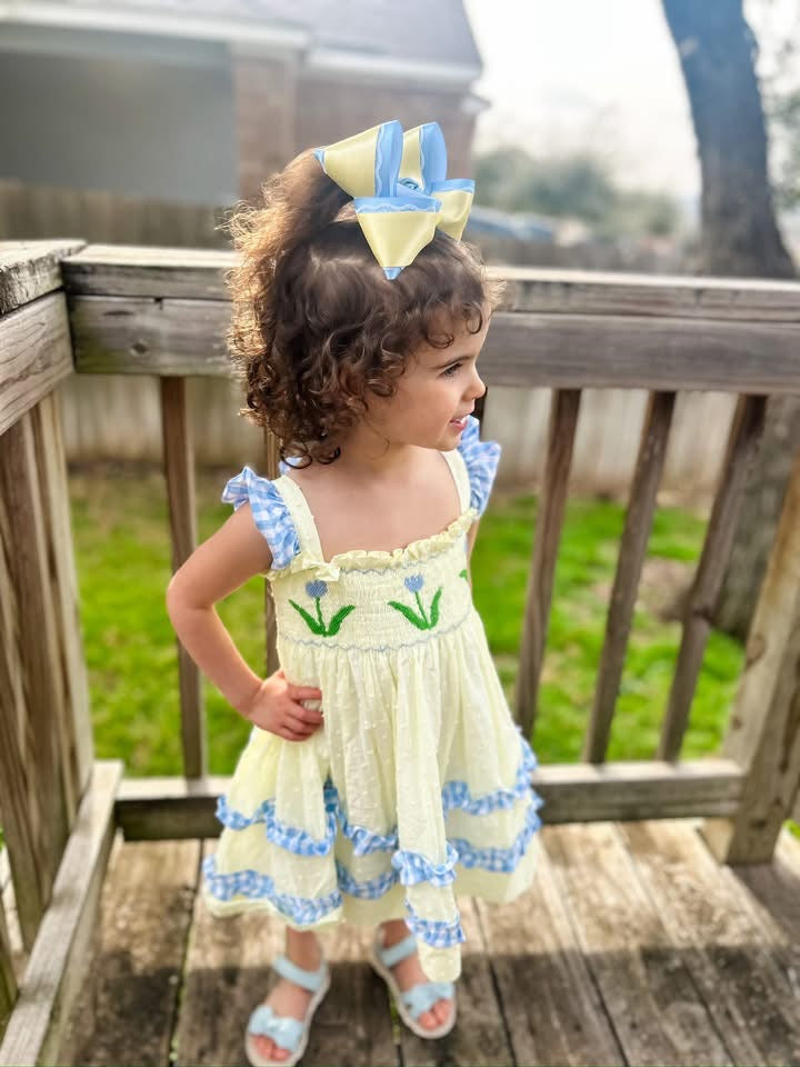 Tulip Twist: Girls Dress