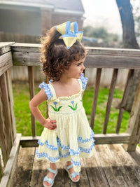 Tulip Twist: Girls Dress