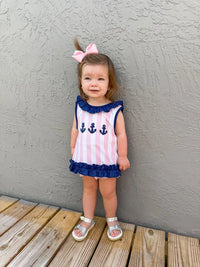 Coastal Prep: Girls Bloomer Set