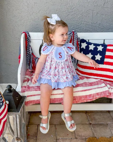 Sweet Liberty: Girls Bloomer Set