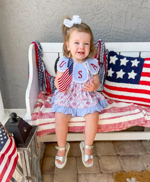Sweet Liberty: Girls Bloomer Set