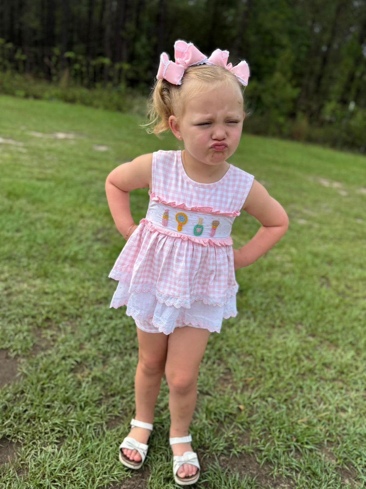 Sweet Glam: Girls Short Set