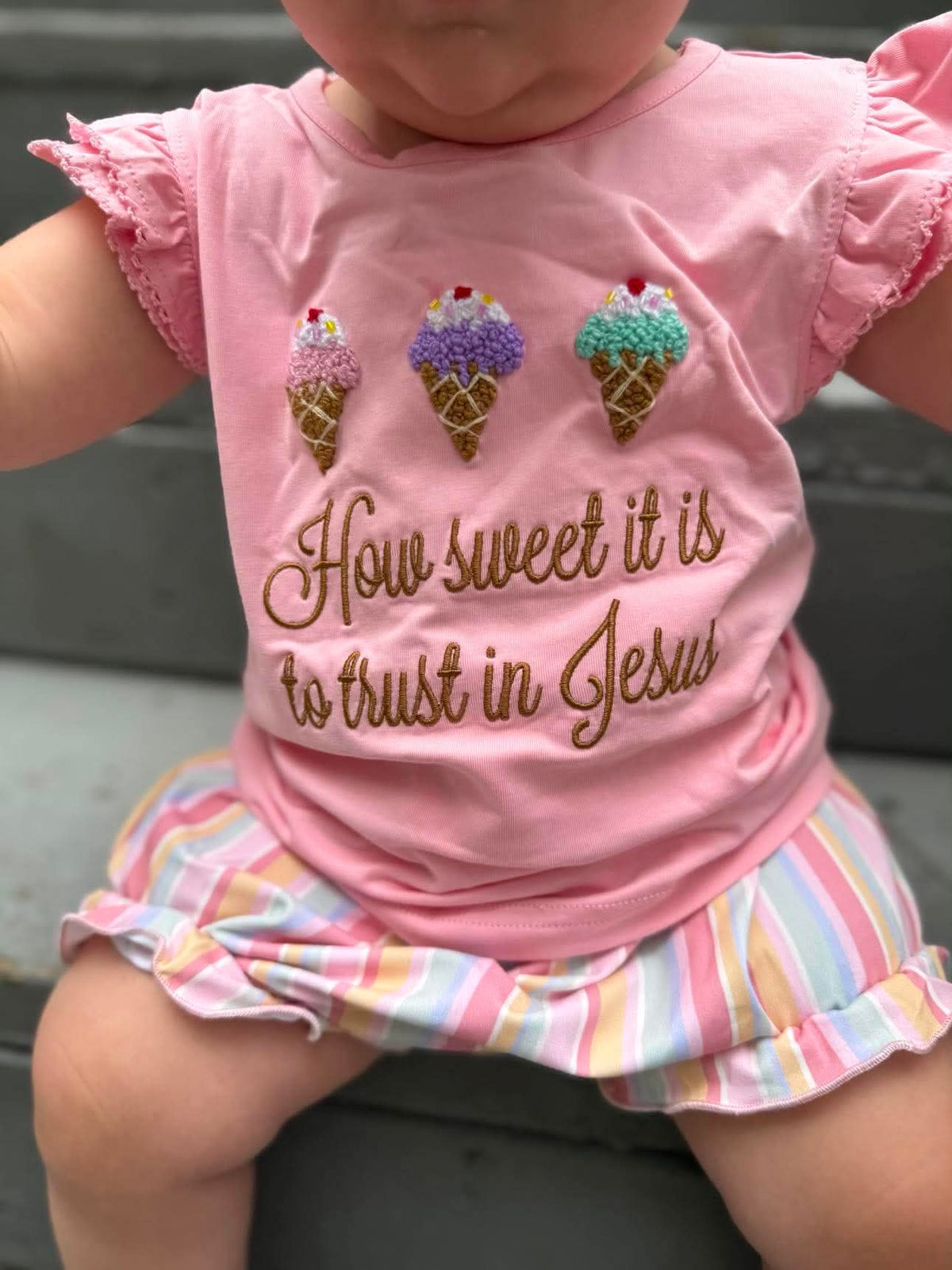 Sweet Assurance: Girls Bloomer Set