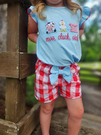 Barnyard Friends: Girls Short Set