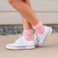 Little Stocking Co. - Lace Bobby Socks - Blossom