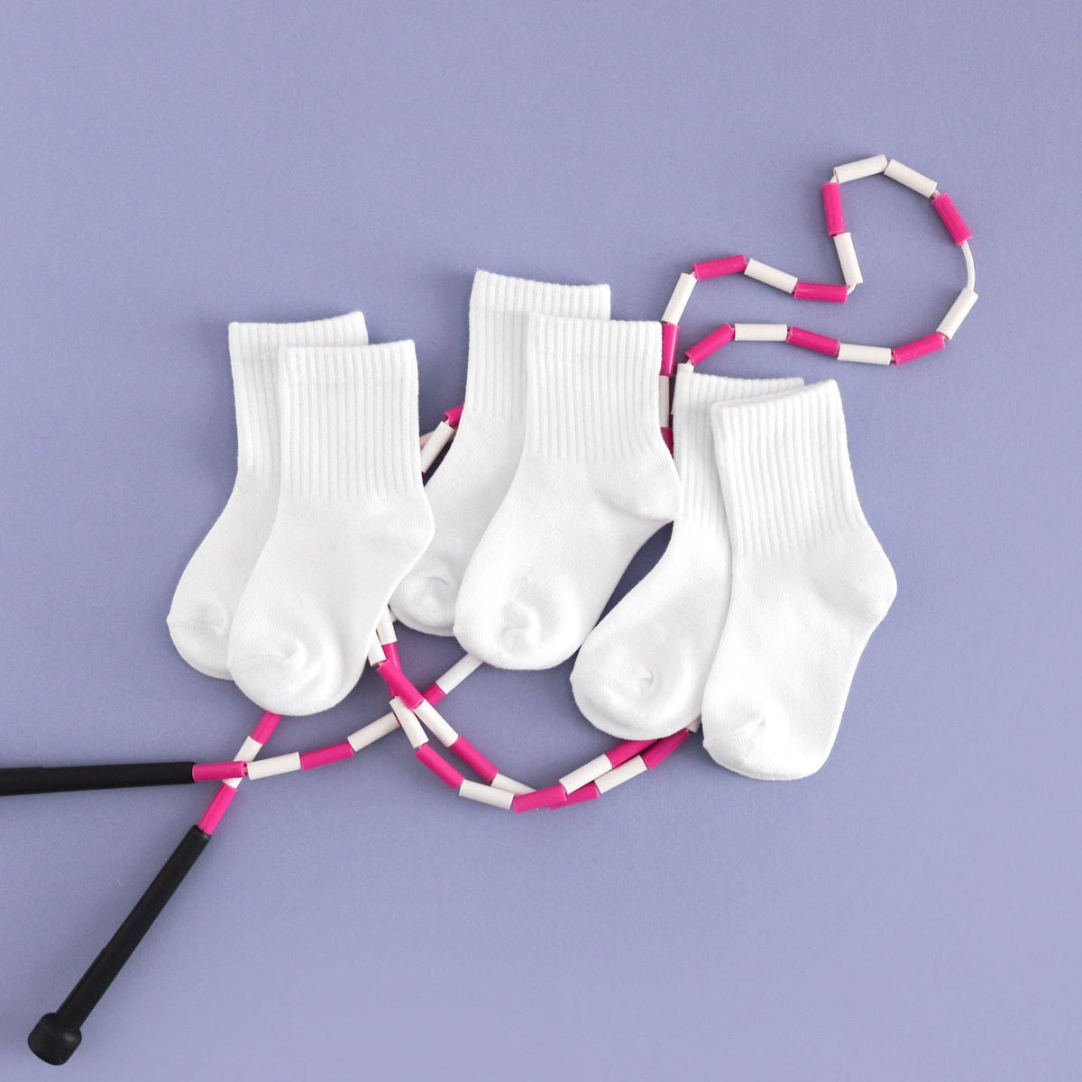 Little Stocking Co. - Crew Socks 3-Pack - White