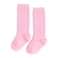 Little Stocking Co. - Blossom Cable Knit Knee High Socks