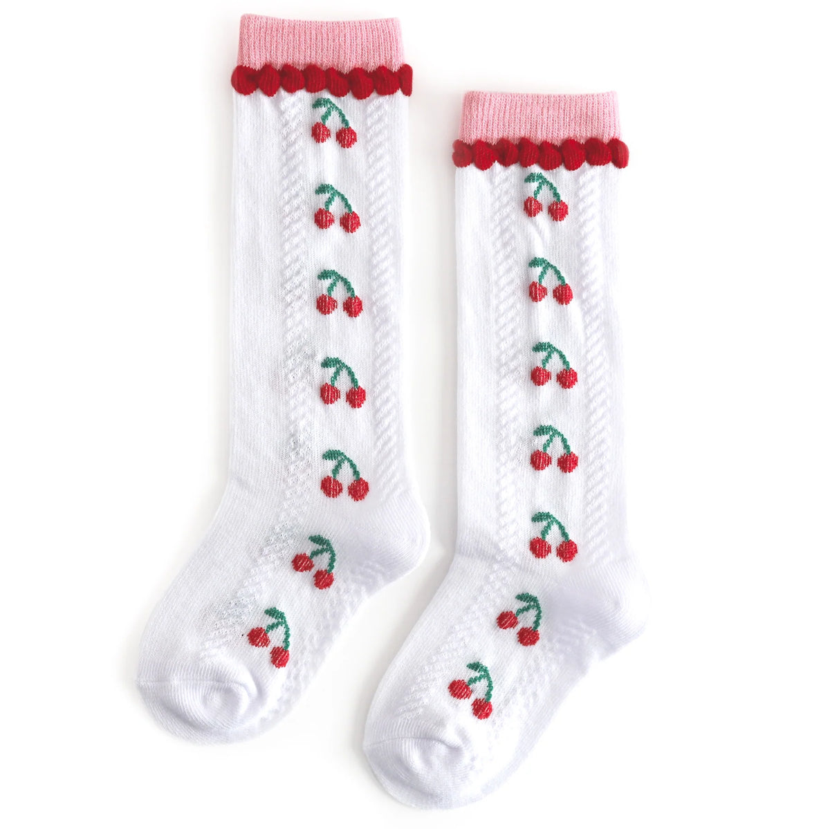 Little Stocking Company - Cherry Knee High Socks