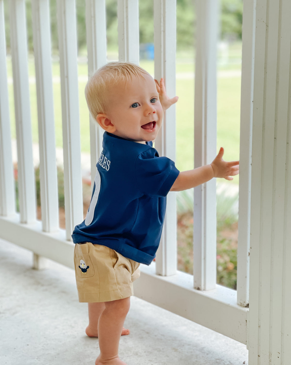 RTS: Eagle Khaki Boy Shorts *2 left Sz 6M*