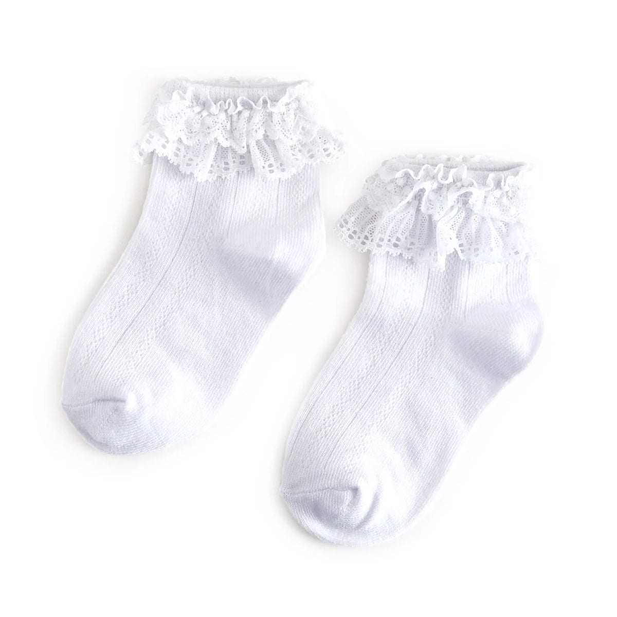 Little Stocking Company - White Lace Bobby Socks